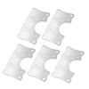 Operitacx 5pcs Heavy Duty Door Hinge Plates for Kitchen Cabinets