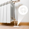 Pack of 30 Heating Pipe Rosette White, Rosettes for Radiator