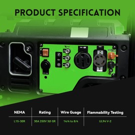 PLUGTUL NEMA L15-30R Flush Mounting Locking Receptacle, Industrial Grade, 30 Amp, 250 Volt, UL Listed