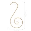 600Pcs Ornament S Hooks Set Stainless Steel No Rusting Decorative