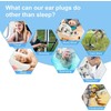 EYAKEG Swimming Earplugs, 6 Pair - Comfortable, Waterproof, Reusable Silicone