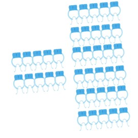 LALAFINA 64pcs Portable Nose Clips for Nosebleed Control and Breathing Exercises Nose Pinchers for Home Use Nasal Clip for Epistaxis Relief and Swimming Blue