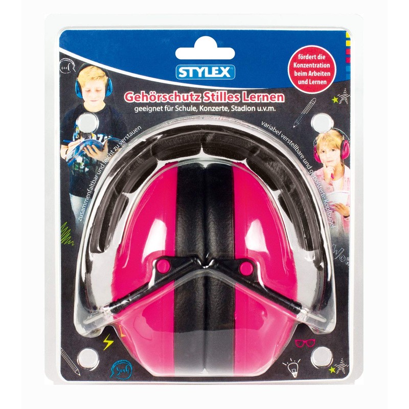 Stylex 42301 Hearing Protection for Still Learning, Pink