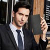 AfitLulu Long Mens Wallets Stylish Ultra-Thin Business Card Holder Wallet