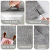 VaryStyle 18-Pack Grey Slate Peel and Stick Floor Tiles Waterproof
