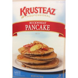 Krusteaz BUCKWHEAT PANCAKE Mix 5lbs. (3-Pack) Restaurant Quality