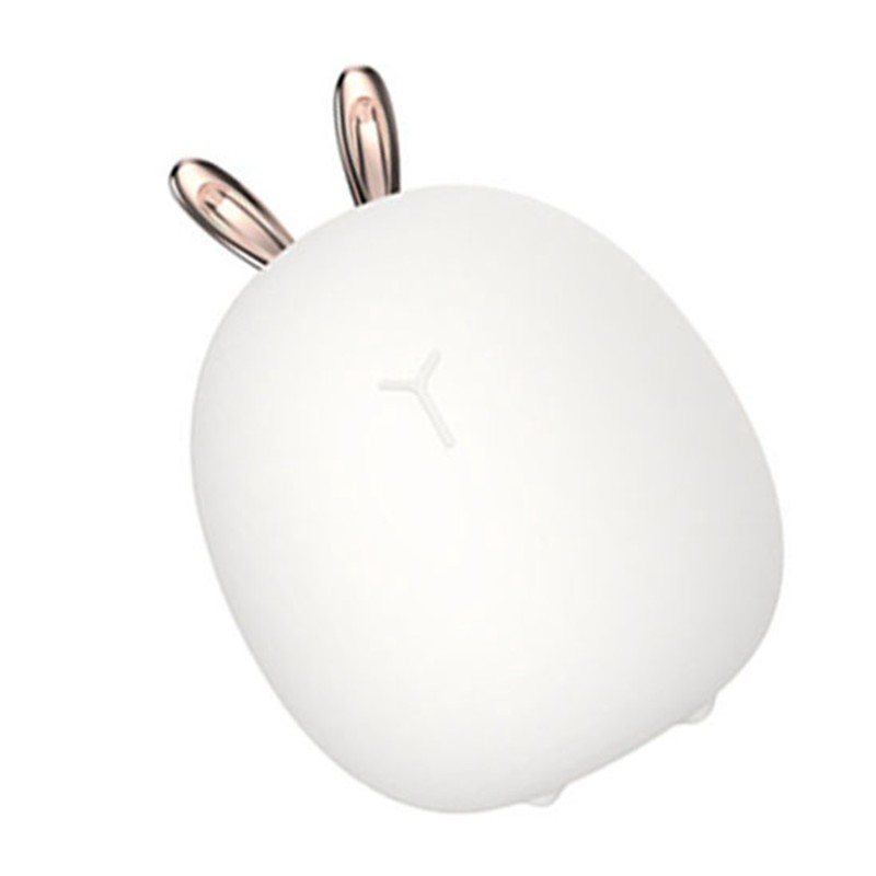 Silicone Night Light USB Rechargeable LED Light Source Cute Rabbit