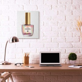 Stupell Industries Makeup Nail Polish Rainbow Fashion, Design by Artist Ziwei Li Wall Art, 24 x 30, Canvas