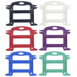 West Coast Paracord Winder Rope Cord Organizer - Prevents Knots, Tangles, and Kinks (Black, 20 Pack)