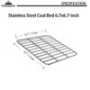 CAMPINGMOON Coal Bed Charcoal Fire Grate Grill Grates Replacement Stainless