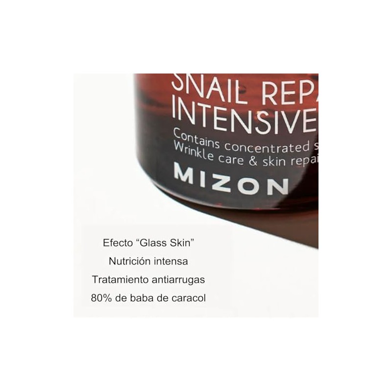 Mizon Serum Facial Snail Repair Intensive Ampoule Suero Hidratante Baba