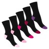 Footstar unisex cotton socks (10 Pairs) with offset heel and