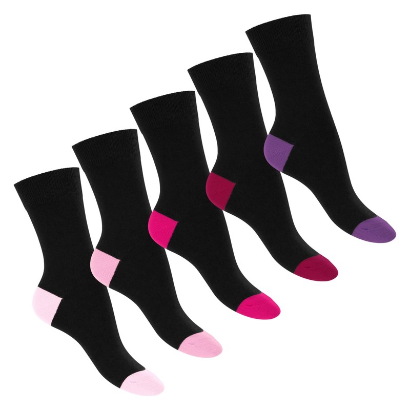 Footstar unisex cotton socks (10 Pairs) with offset heel and