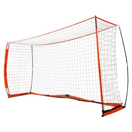 CHAMPRO Brute Soccer Goal - 12' x 6', ORANGE, WHITE