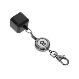 Kisangel Snooker Billiard Chalk Holder Keyring Pool Chalk Tip Protective Cover Table Supply for Billiards Game