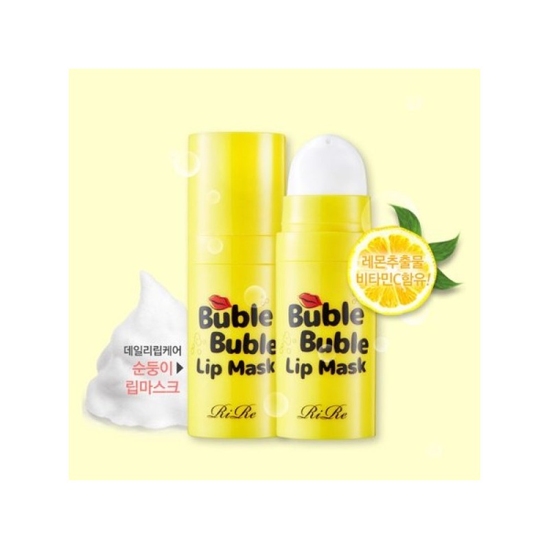 Lirure 리르 버블버블 각질제거 립 마스크 12g Leur Bubble Bubble