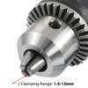 Bestgle 1.5-13mm Capacity Key Drill Chuck Adapter 1/2-20UNF Thread Quick