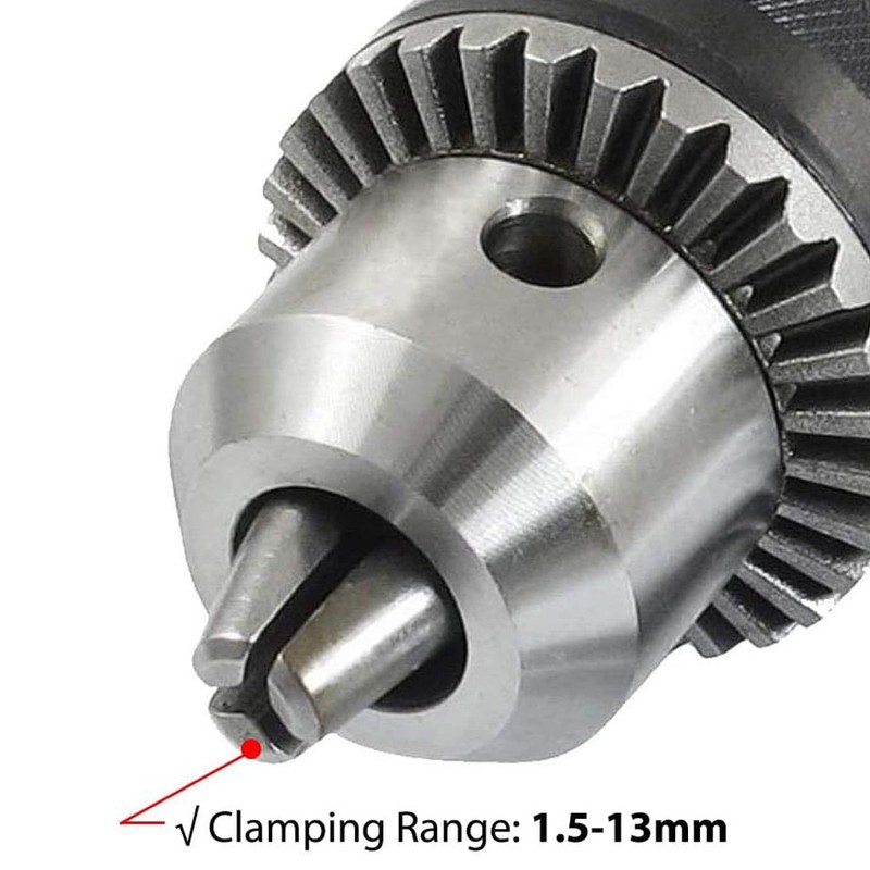 Bestgle 1.5-13mm Capacity Key Drill Chuck Adapter 1/2-20UNF Thread Quick