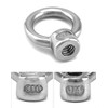 QWORK Lifting Eye Nut, 10 Pack, 1/4" UNC Marine Grade