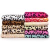 College Covers Everything Comfy Leopard Print Decorative Baby Throw Blanket,