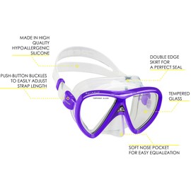 Cressi Tonga Pro Dry Set, Purple, S/M