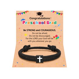 UNGENT THEM Pre K Preschool Graduation Decorations Gifts for Boys Kids Class of 2025 Bracelet Congratulations Graduate Grad