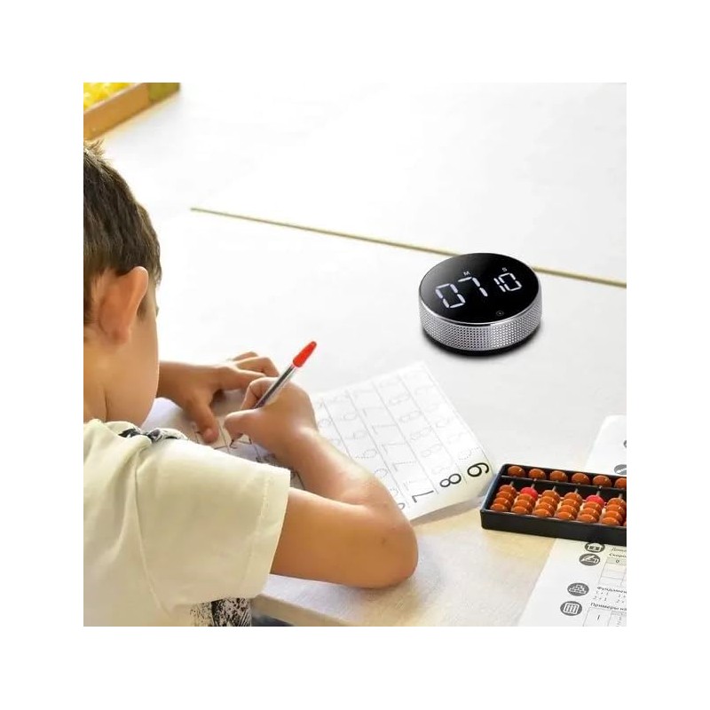 Stylish Digital Kitchen Timer with Large Clear Display - Magnetic