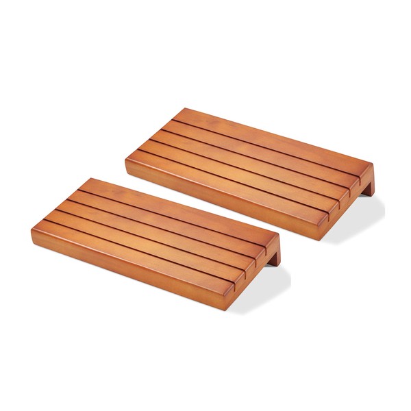 Supremery 2 x High-Quality Pine Wood Card Holders - Playing