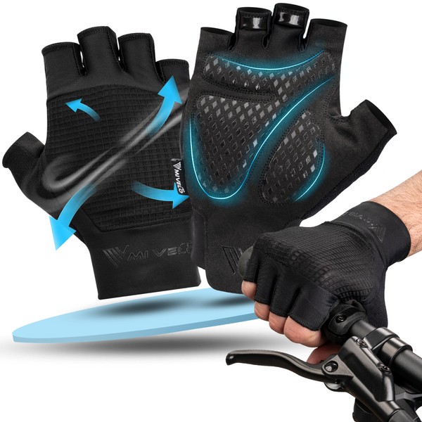 MIVELO Fahrradhandschuhe Herren & Damen gepolstert I Fahrrad Handschuhe MTB-Rennrad-Trekking