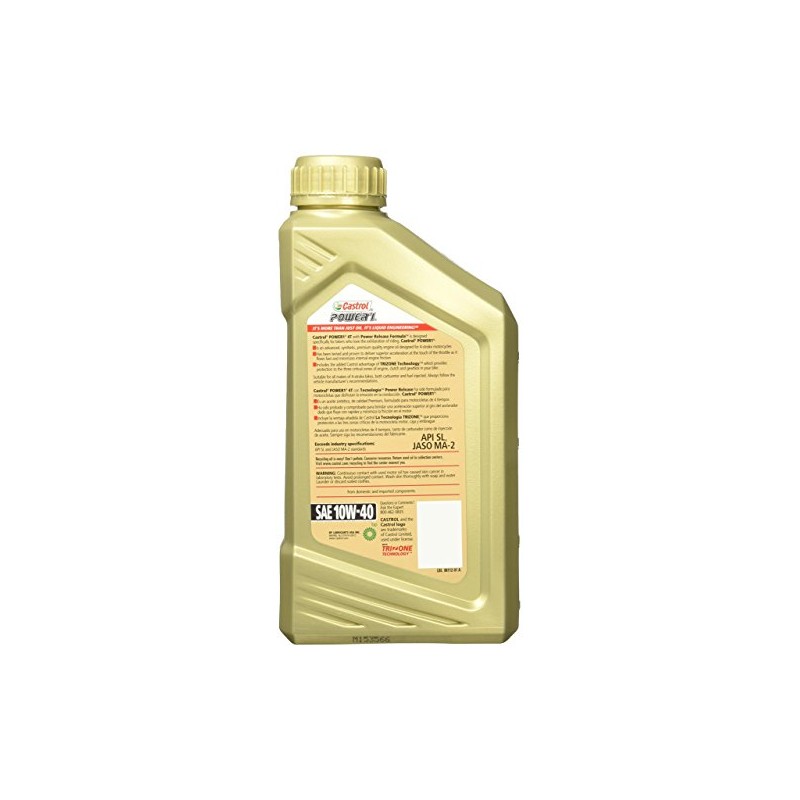 Castrol Power 1 10W-40 Full Synthetic Motorcycle Oil (06112)