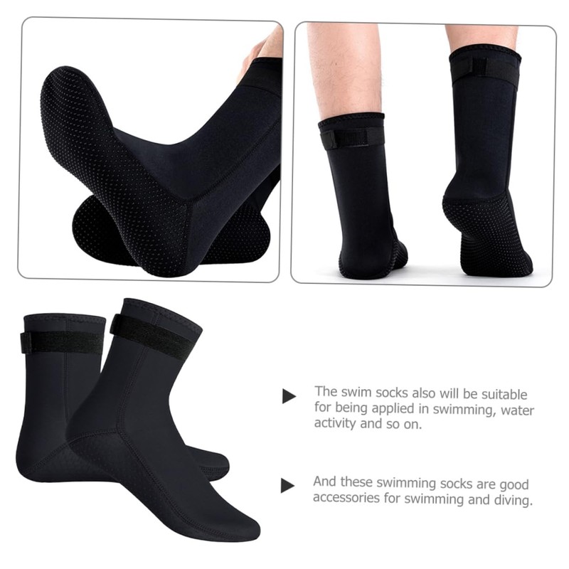 Kisangel Breathable Swim Socks Beach Volleyball Socks Diving Scuba Warm