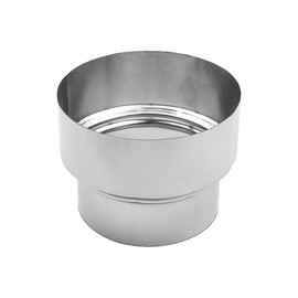 Tiardey Smoke Pipe Reducing Ring, Pipe Reduction Stove Pipe, Connecting 120 Mm Into A 100 Mm Heaters, Suitable For Rigid Duct Heaters, Air Conditioners And Vents