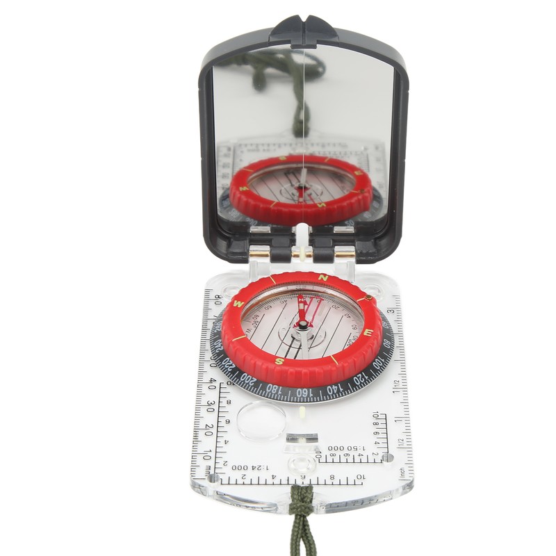 Multifunctional Card Compass Portable Map Directional Compass Outdoor Adventure Equipment