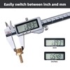 SHAN Digital Caliper Measuring Tool，Digital Caliper Stainless Steel 6 Inch/150mm，Automatic