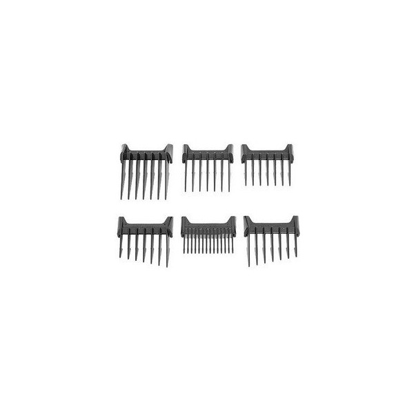 Miaco Set of Six Clipper Guide Combs fits Oster 254, 274, 284, 650, 820 & 974 Clippers
