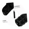 Mobestech Motorcycle Footrests Universal Aluminum Foot Pegs Anti-slip Knurled Design