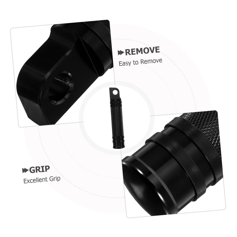 Mobestech Motorcycle Footrests Universal Aluminum Foot Pegs Anti-slip Knurled Design