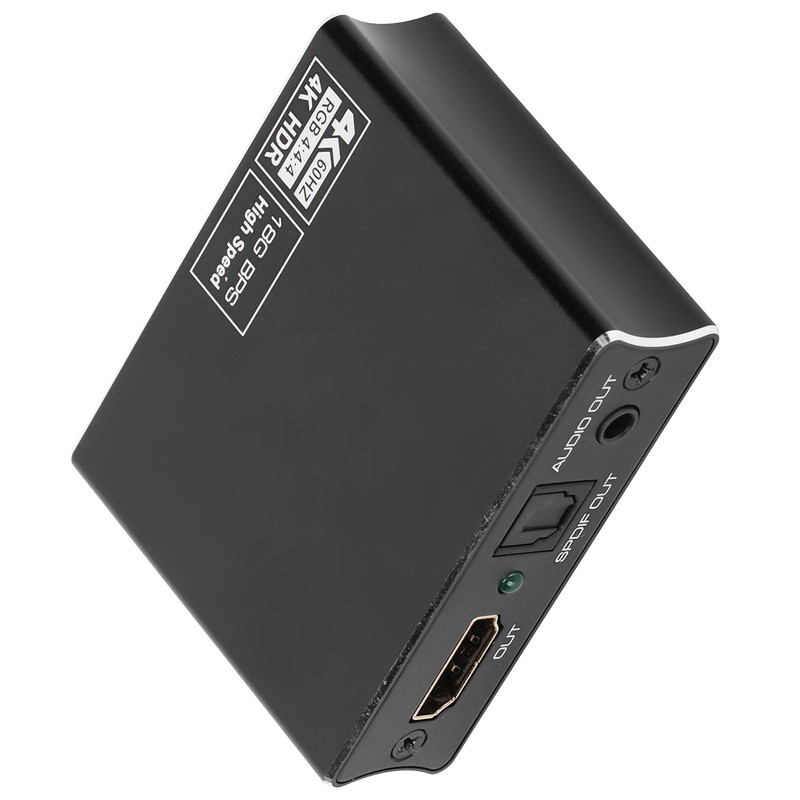 60hz Optical Fiber Audio Splitter Stereo Audio Stable Performance Audio