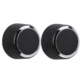 Yctze 2 Piezas Perilla de Control de Volumen de Radio Trasera, OE 22912547 Repl Accesorios de Radio Automotrizperillas de Radio de Coche Perilla de Control de Volumen de Radio Trasera