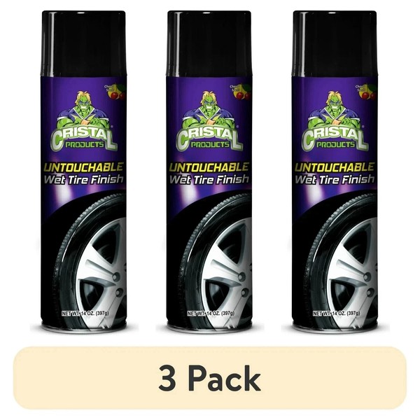 Cristal Product Untouchable Tire Wet Finish 14oz (3 bottle) Ever