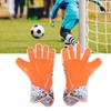2pcs Soccer Gloves Nylon Polyurethane Fiber Latex Breathable Strong Grip