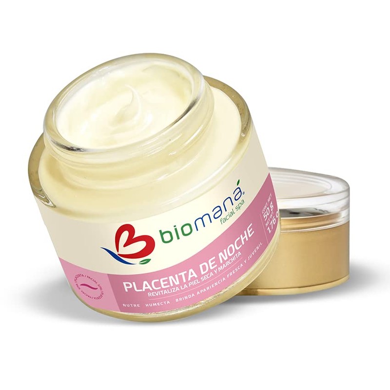 Crema Facial Placenta Colágeno Uso Noche