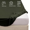 Soifox Double Fitted Sheets 40 cm Extra Deep Pocket Olive