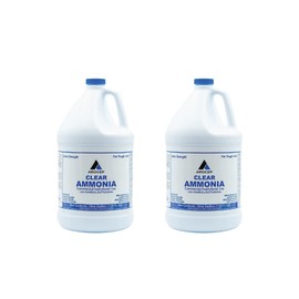 CPDI Clear Ammonia Cleaner Liquid, 2 Gallon, Multipurpose, Multi-Surface Cleaning Solution Removes Grease, Hard Water Stains, and Odors, Kitchen and Bathroom Use