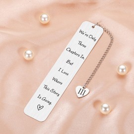 3 Year Anniversary Birthday Gifts for Him Anniversary for Him Her Couple Anniversary Wedding Gifts Leather Anniversary Bookmark Gifts for Husband Wife 3rd Anniversary Valentines Gifts for Couples