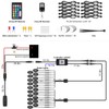 20 Pods Segmented Alloy RGB LED Rock Lights for Semi