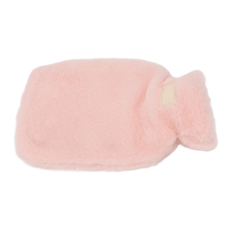 PVC Hot Water Bag with Soft Plush Cover Leakproof Winter