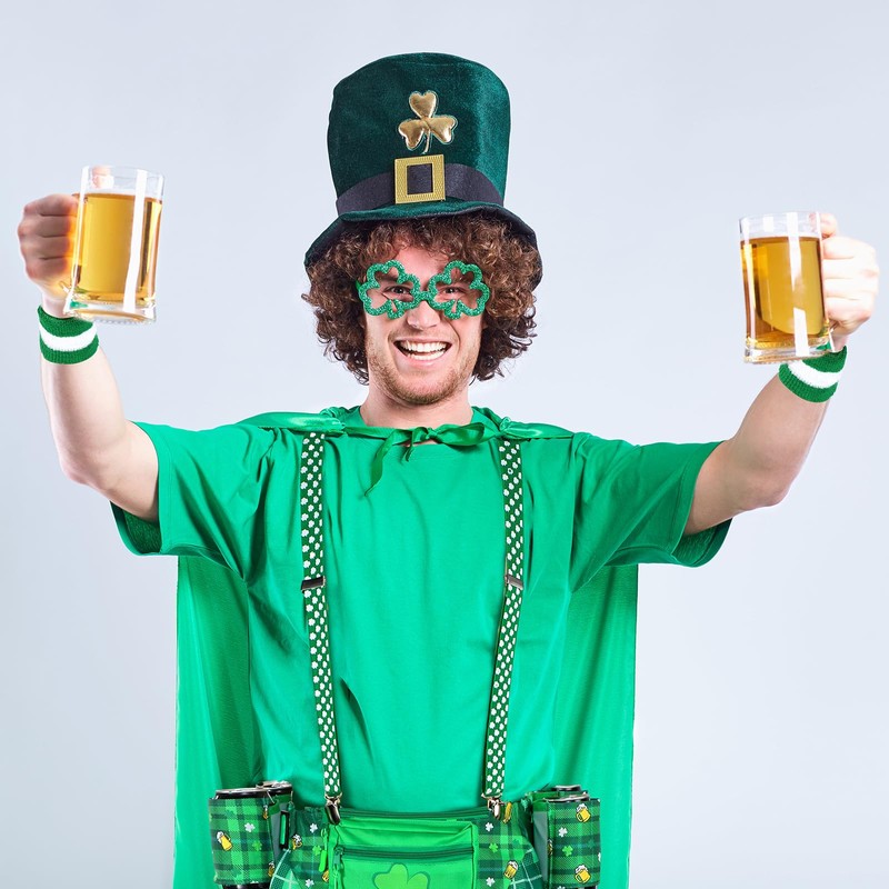 St Patricks Day Accessories Leprechaun Costume Green Fanny Pack with
