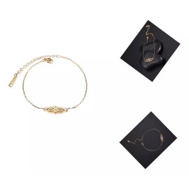 COLIBRI ALEGRE Pulsera Nudo De Bruja En Forma De 8 Dorado