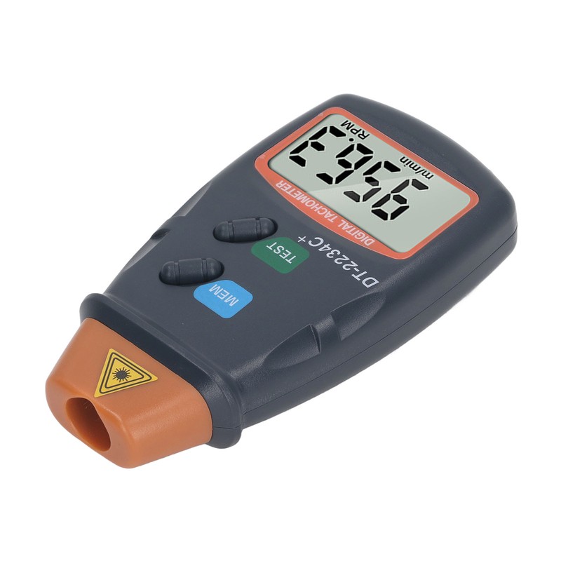 Digital Tachometer Laser Photo Non Contact Tach Meter Measurement Tool